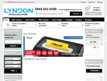 Tablet Screenshot of lyndongroup.com